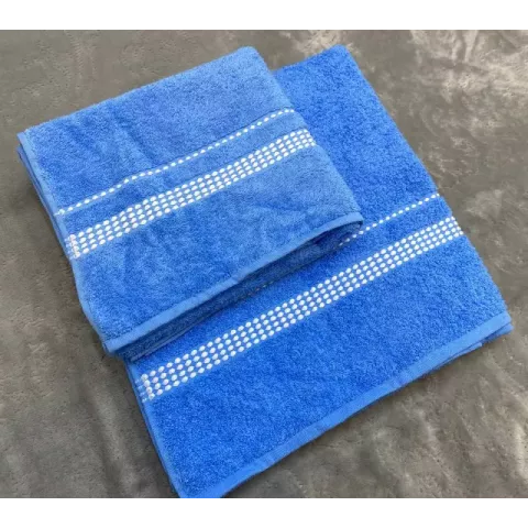 Махровое полотенце Самойловский текстиль "Лето" (спокойный-синий), 70х140