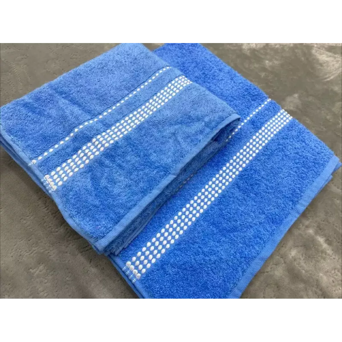 Махровое полотенце Самойловский текстиль "Лето" (спокойный-синий), 70х140