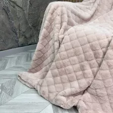 Покрывало Kazanov.a "Shinshilla point" (пудра платина), 160х220