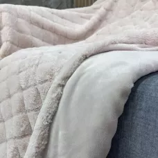 Покрывало Kazanov.a "Shinshilla point" (пудра платина), 160х220
