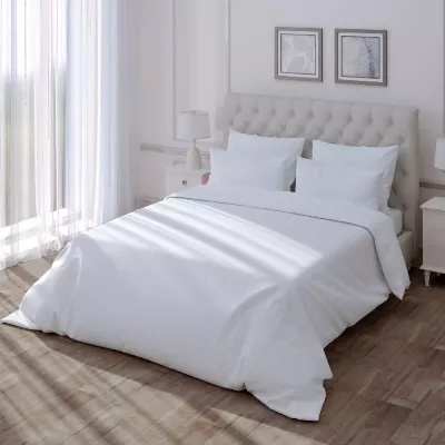 Простыня однотонная на резинке "Verossa" stripe royal, 160х200х30