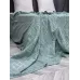 Махровое покрывало Karteks "Venesia" жаккард (бирюзовый), 160х220