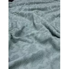 Махровое покрывало Karteks "Venesia" жаккард (бирюзовый), 160х220