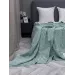 Махровое покрывало Karteks "Venesia" жаккард (бирюзовый), 160х220