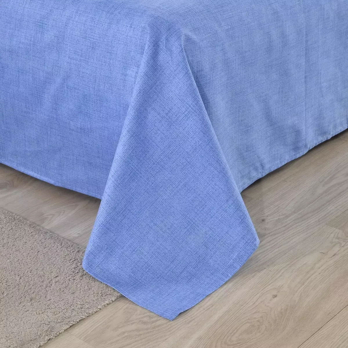 Комплект постельного белья Sofi De Marko “Касатки” (синий), 1.5 спальный