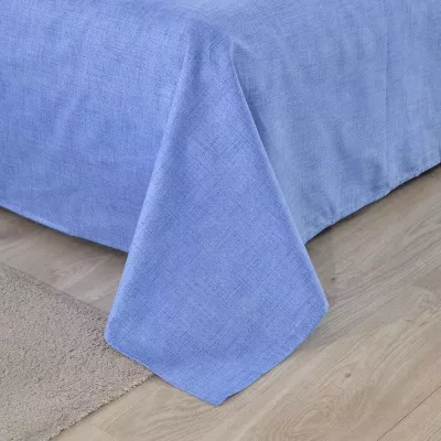 Комплект постельного белья Sofi De Marko “Касатки” (синий), 1.5 спальный