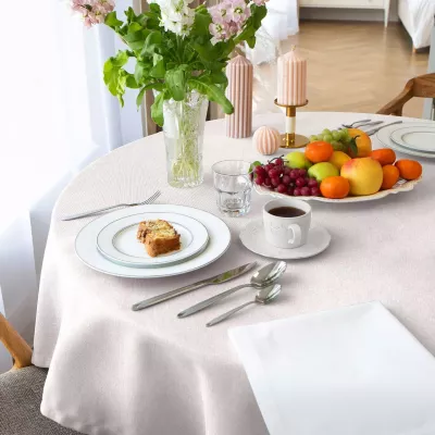 Скатерть Волшебная ночь “Рогожка” (кокос), 165x200