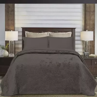 Покрывало Karteks из вареного бархата (серое) 1029/04.05, 240х260