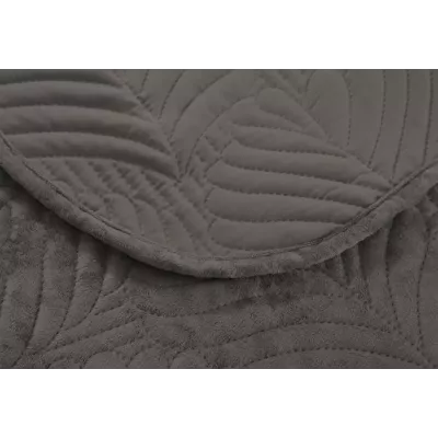 Покрывало Karteks из вареного бархата (серое) 1029/04.05, 240х260