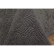 Покрывало Karteks из вареного бархата (серое) 1029/04.05, 240х260