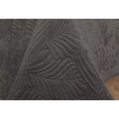 Покрывало Karteks из вареного бархата (серое) 1029/04.05, 240х260