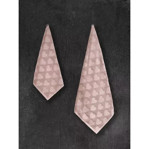 Махровое полотенце Sofi De Marko “Love” (чайная роза), 50х90