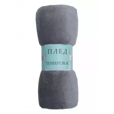 Плед Texrepublic “Absolute” flannel (серый), 180x200