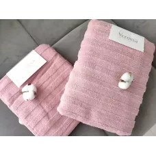 Махровое банное полотенце Verossa “Palermo” (чайная роза), 70х140