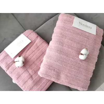 Махровое банное полотенце Verossa “Palermo” (чайная роза), 70х140