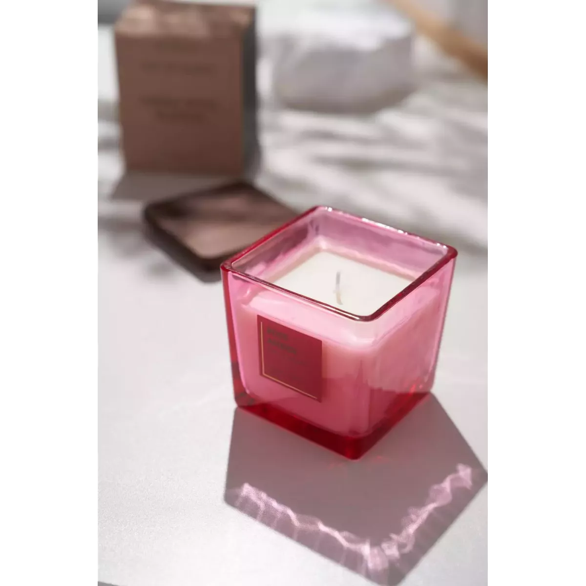 Свеча ароматическая Sofi De Marko "Rose Amber" (220гр), 1 шт