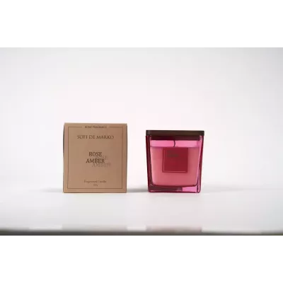 Свеча ароматическая Sofi De Marko "Rose Amber" (220гр), 1 шт