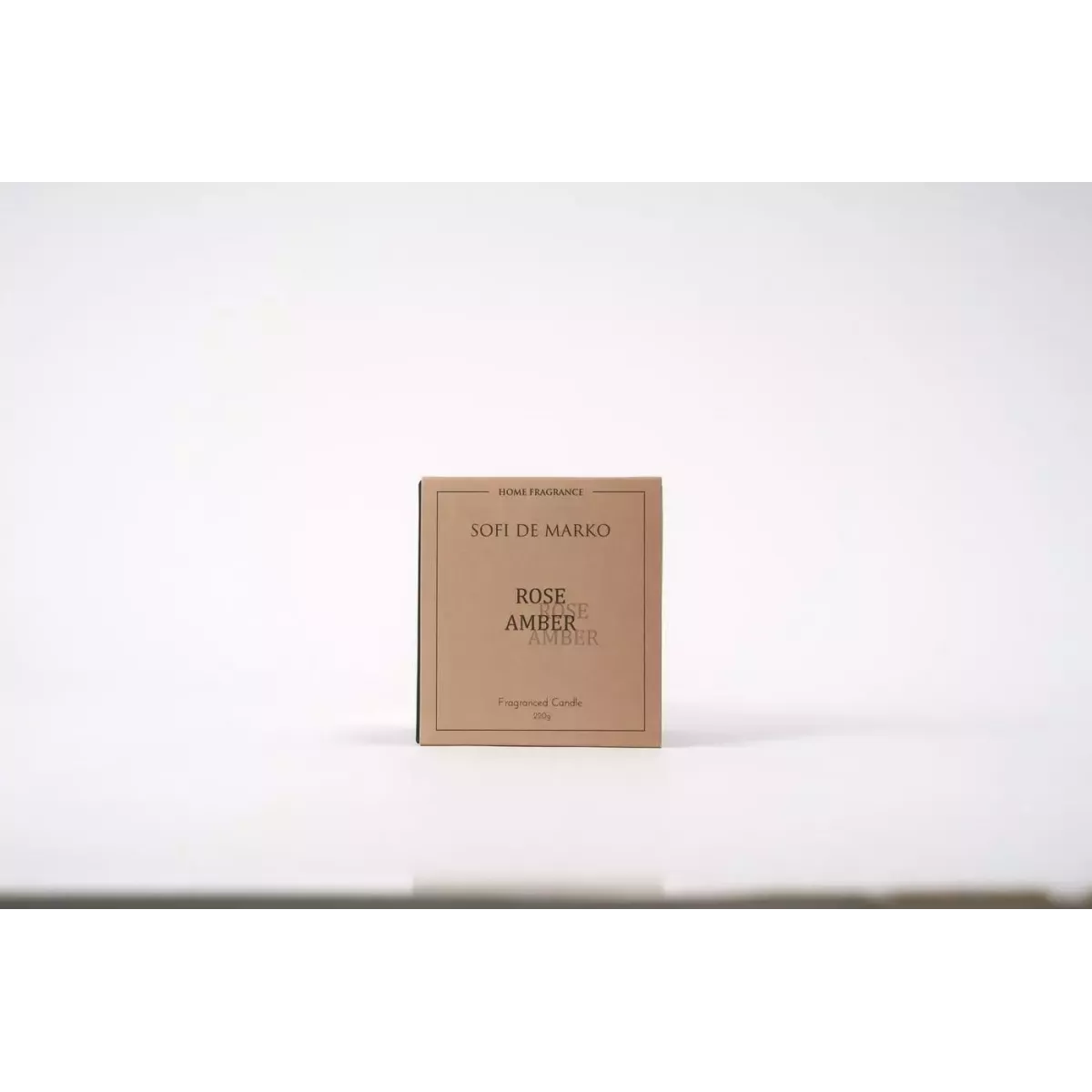 Свеча ароматическая Sofi De Marko "Rose Amber" (220гр), 1 шт