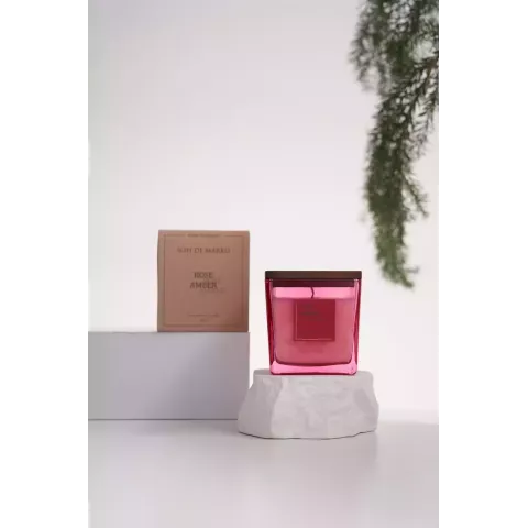 Свеча ароматическая Sofi De Marko "Rose Amber" (220гр), 1 шт