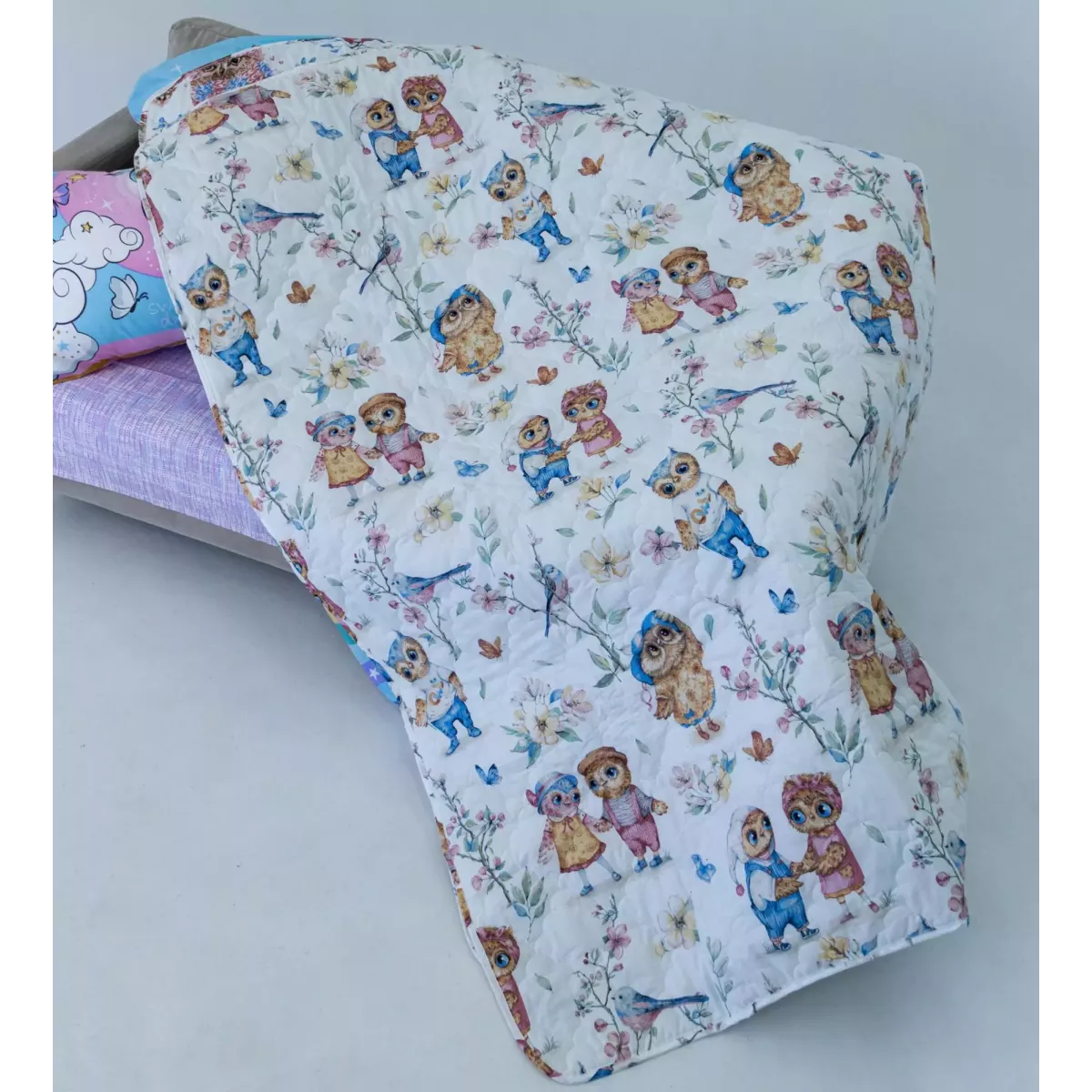 Покрывало Волшебная Ночь Junior "Birds song" (поплин), 145х200