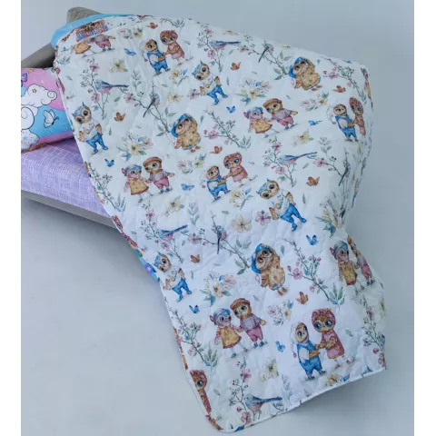 Покрывало Волшебная Ночь Junior "Birds song" (поплин), 145х200