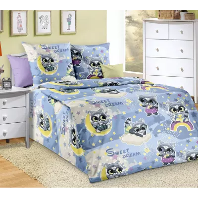 Комплект постельного белья Бамбино “Сумерки” (поплин), 1.5 спальный