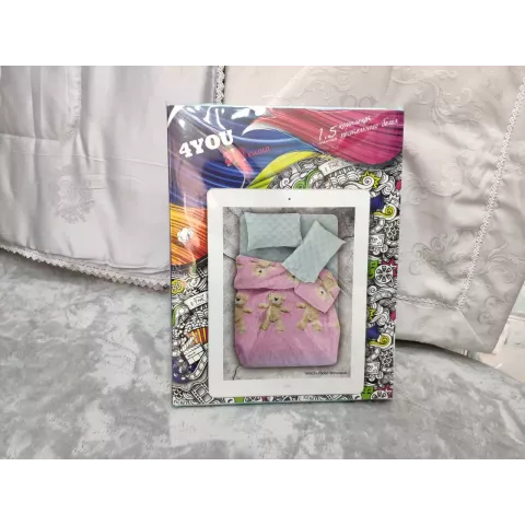 Комплект постельного белья 4YOU “Меховой”, 1.5 спальный