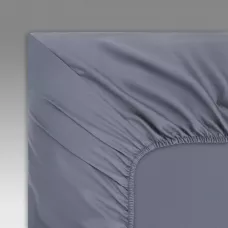 Простыня однотонная на резинке Sofi De Marko "Мармис" (индиго), 180х200х30