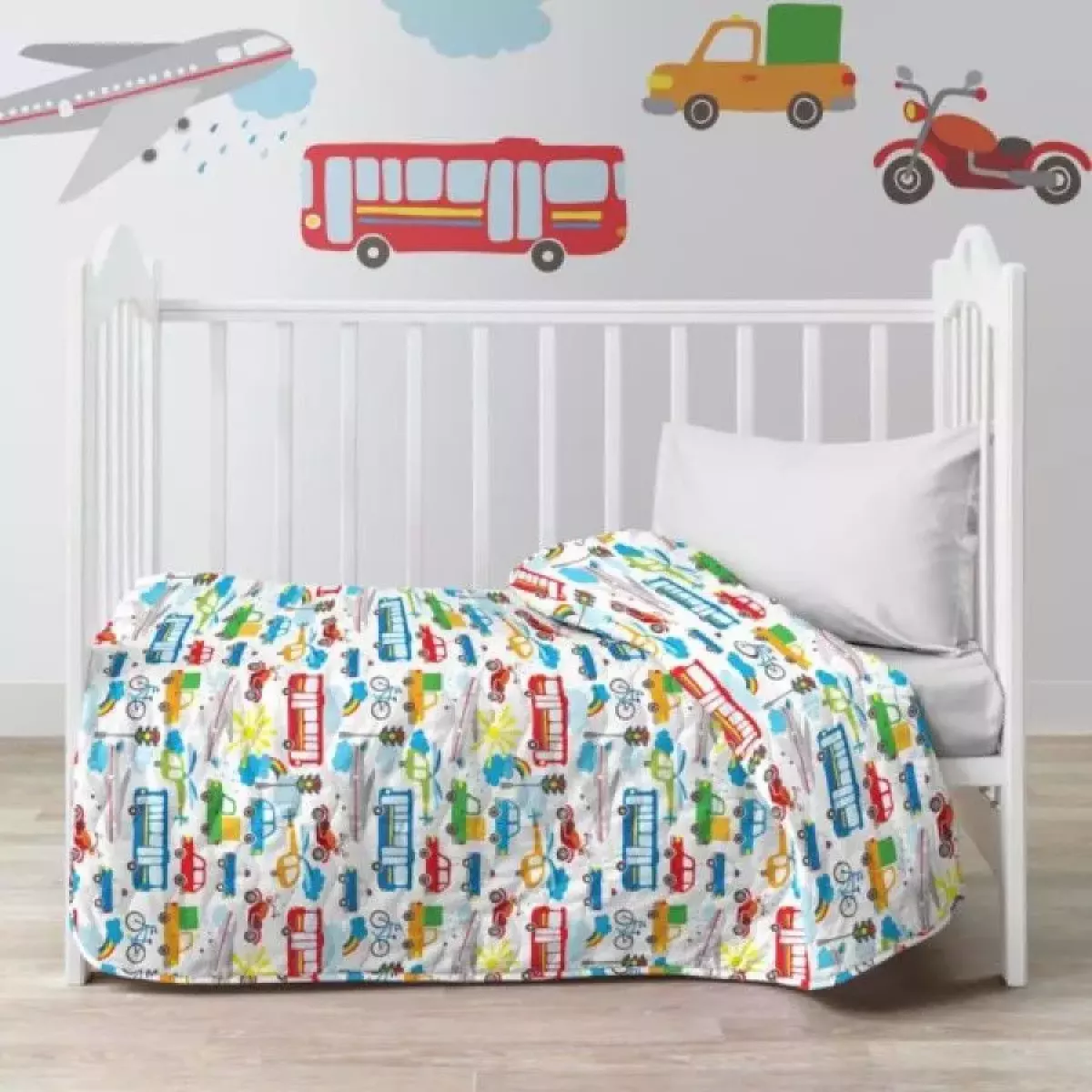 Покрывало детское Покрывало стеганое Juno “Городское движение”, 90x140