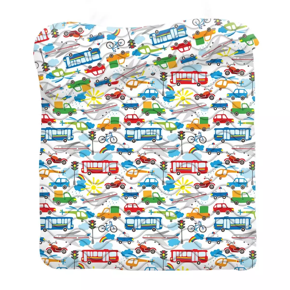 Покрывало детское Покрывало стеганое Juno “Городское движение”, 90x140
