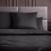 Комплект постельного белья Verossa stripe-sateen “Black”, 1.5 спальный