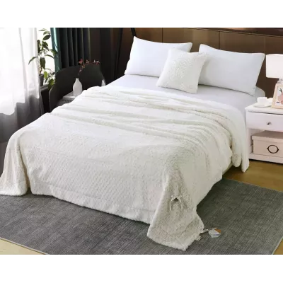 Плед-покрывало Sofi De Marko “Аврил” (молоко), 160x220