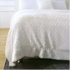 Плед-покрывало Sofi De Marko “Аврил” (молоко), 160x220