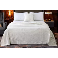 Плед-покрывало Sofi De Marko “Аврил” (молоко), 160x220