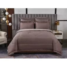 Комплект с одеялом-покрывалом Sofi De Marko “Энрике” (кофе), 1.5 спальный