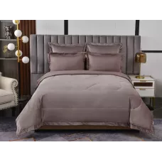 Комплект с одеялом-покрывалом Sofi De Marko “Энрике” (кофе), 1.5 спальный