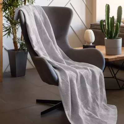 Плед-простынь “Verossa” (холодный серый) ,150х190