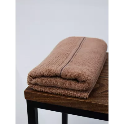 Махровое полотенце DonCotton “Lusso” (мокко), 50х90