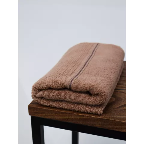Махровое полотенце DonCotton “Lusso” (мокко), 50х90
