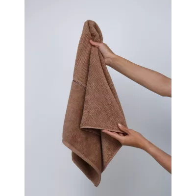 Махровое полотенце DonCotton “Lusso” (мокко), 50х90