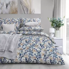 Комплект постельного белья Verossa Сатин "Сапфировый сад", евро