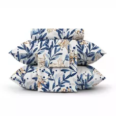 Комплект постельного белья Verossa Сатин "Сапфировый сад", евро