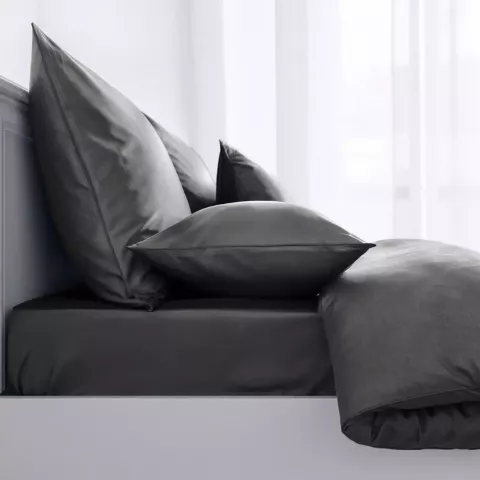 Простыня "Soft Silver" Серый космос, 236х270