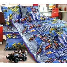 Комплект постельного белья Бамбино “Трансформеры” (перкаль), 1.5 спальный