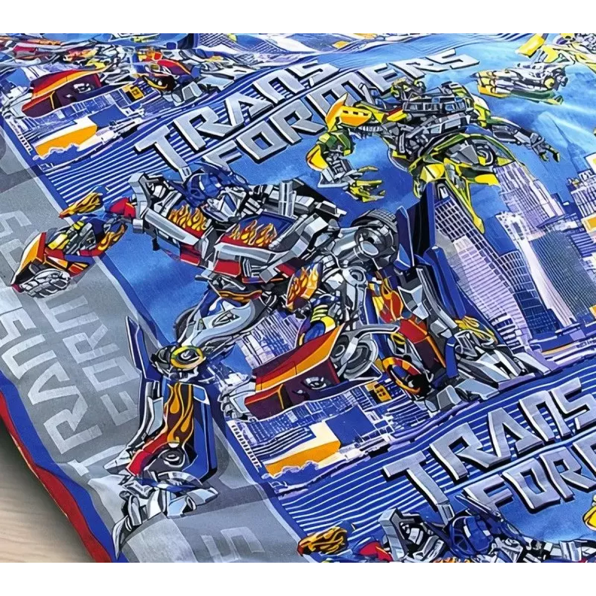 Комплект постельного белья Бамбино “Трансформеры” (перкаль), 1.5 спальный