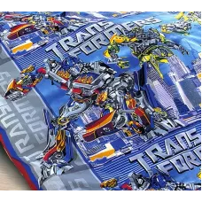Комплект постельного белья Бамбино “Трансформеры” (перкаль), 1.5 спальный