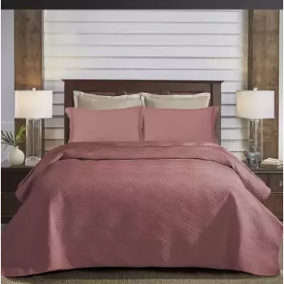 Покрывало Karteks из бархата (пудра) 1030/04.04, 240х260