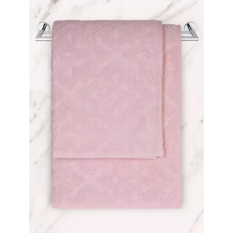 Махровое полотенце Sofi De Marko “Barbara” (розовое), 70x140