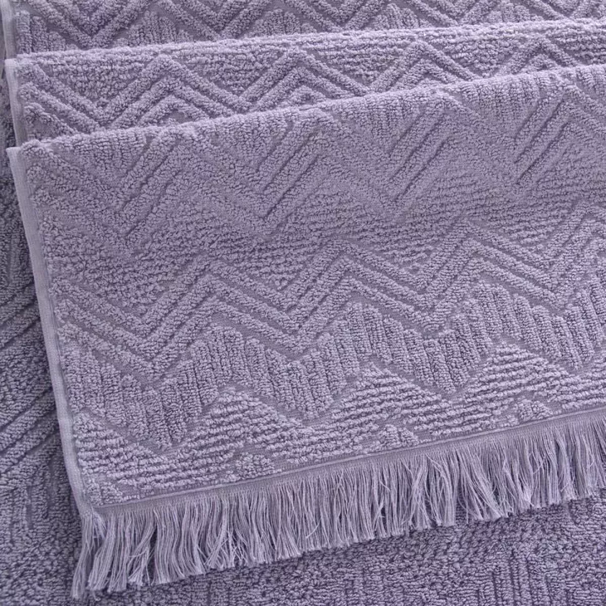 Махровое полотенце Comfort Life “Бавария” (жемчуг), 50x90