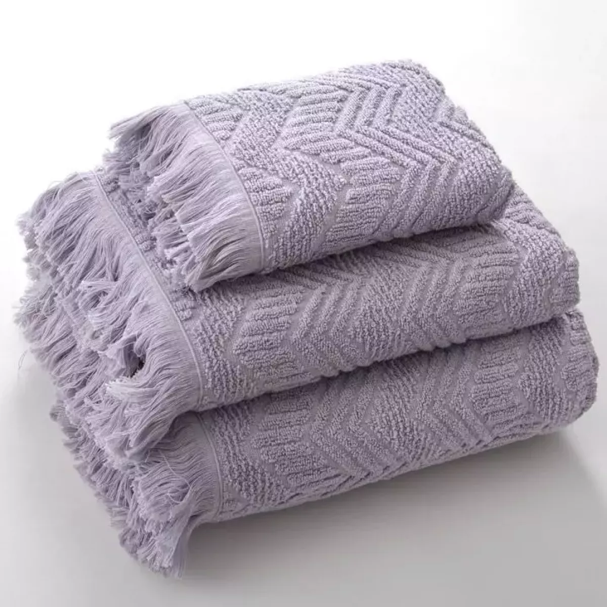 Махровое полотенце Comfort Life “Бавария” (жемчуг), 50x90